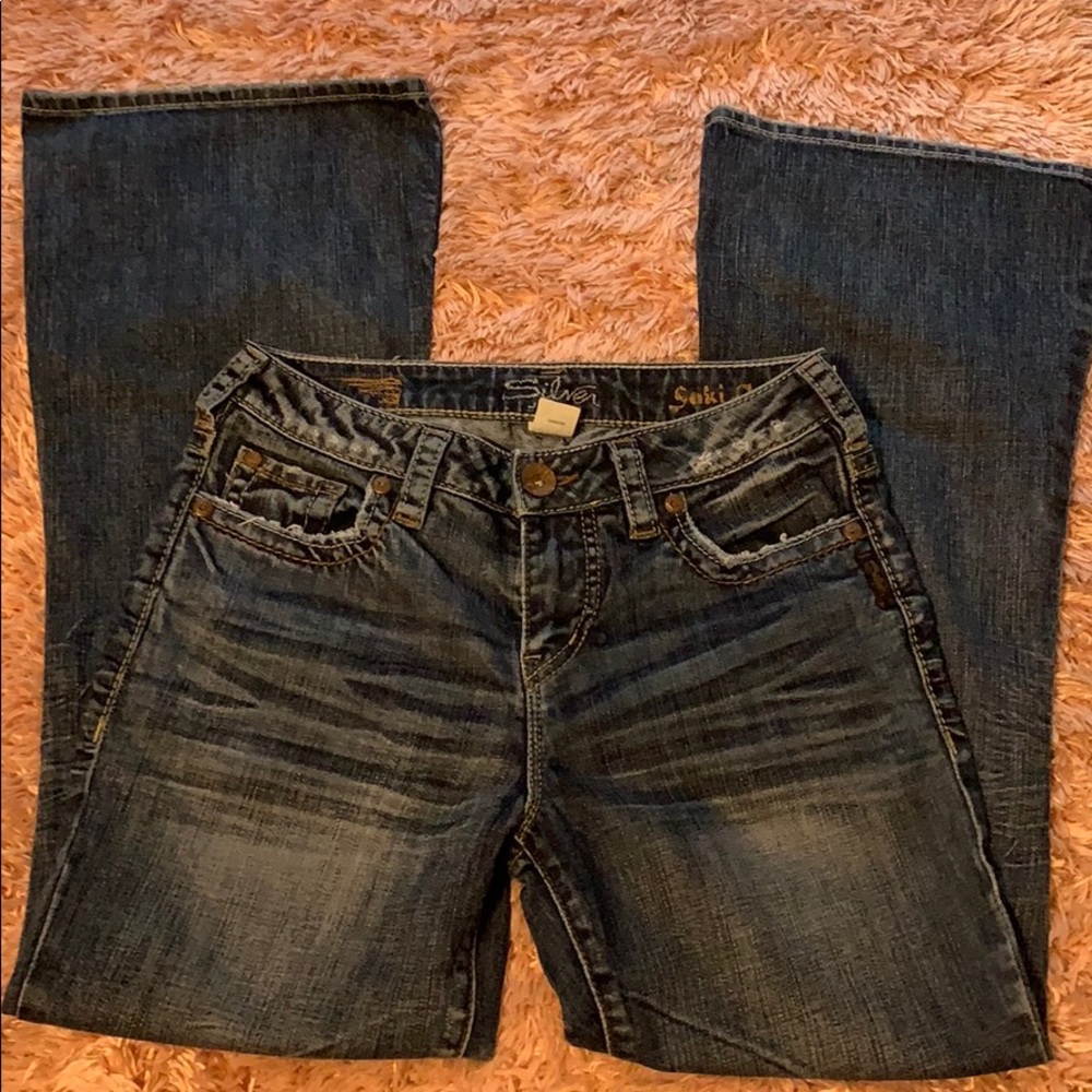 Flare Silver jeans